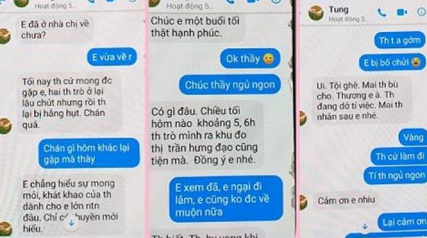 Kỷ luật chuyển công tác thầy giáo nhắn tin 'gạ tình' nữ sinh lớp 10