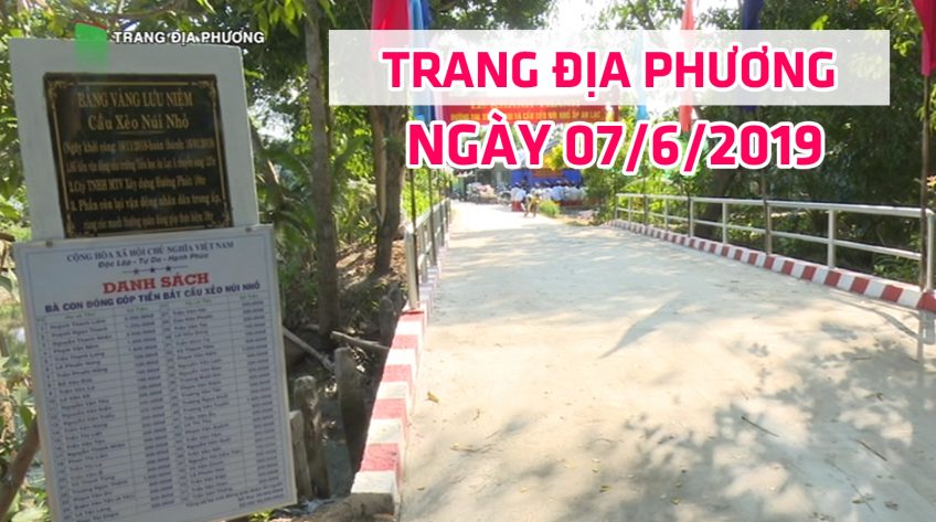 Trang tin địa phương - Thứ Sáu, 07/6/2019 - Huyện Lấp Vò