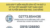 Infographic Số điện thoại tiếp nhận thông tin liên quan đến bệnh viêm đường hô hấp do virus SARS-CoV-2 (Covid-19)